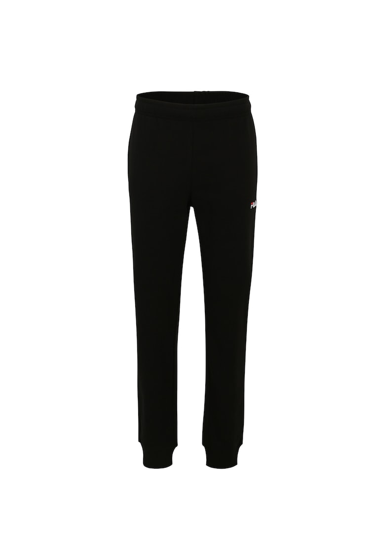 Pantaloni sport barbati  negri - bumbac si poliester