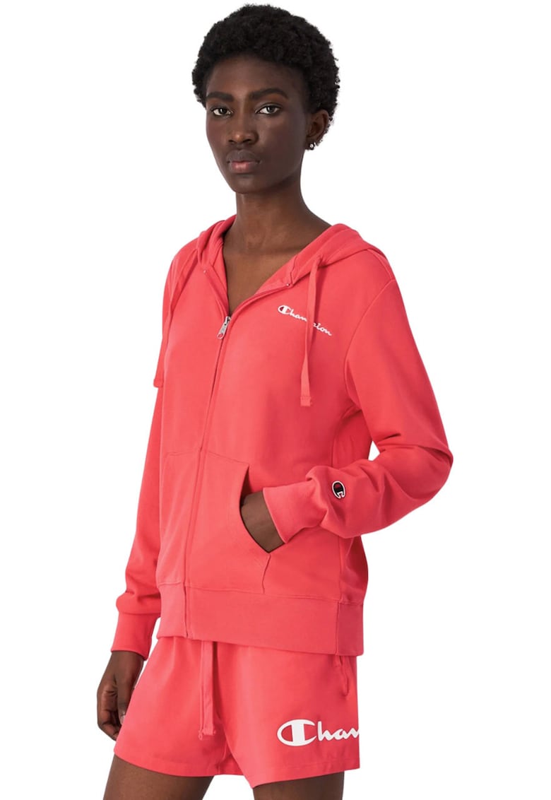 Hanorac sport dama -  bumbac/poliester - roz