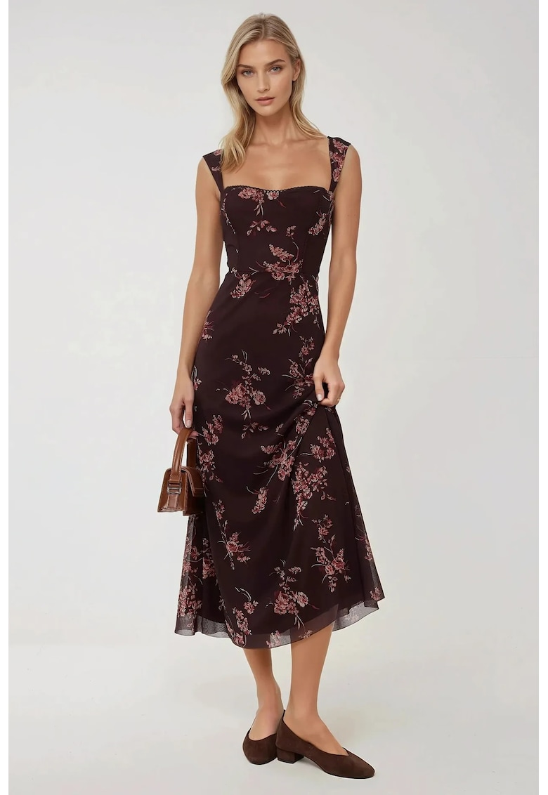 Rochie maxi -  maro - tul
