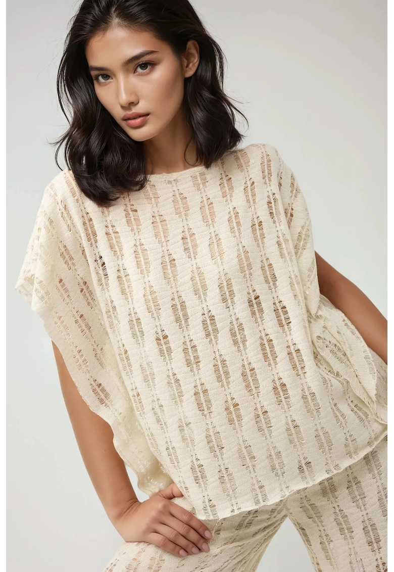 Bluza dama -  Colectia Pika - bej - tricot
