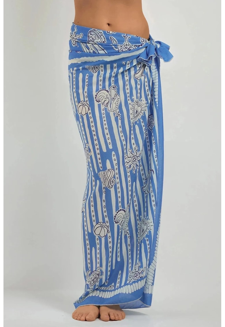 Cover-Up Plaja -  Maxi - Albastru bebelus -