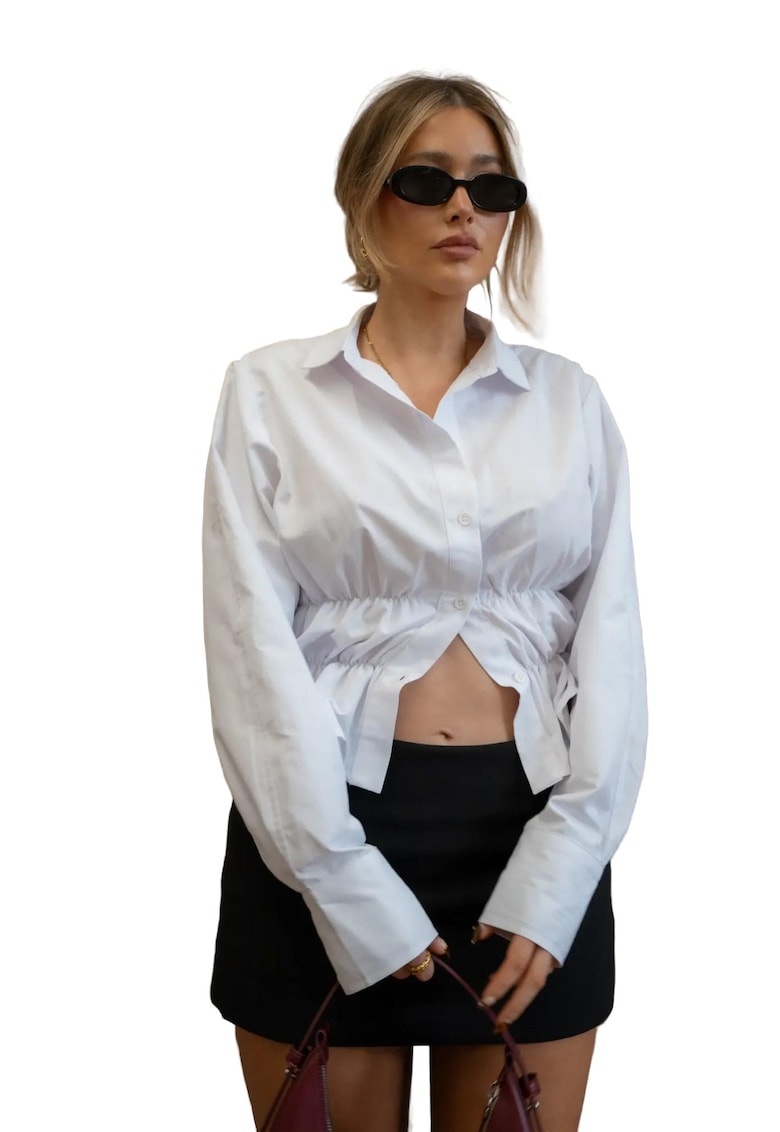 Camasa dama -  Alb - Textil