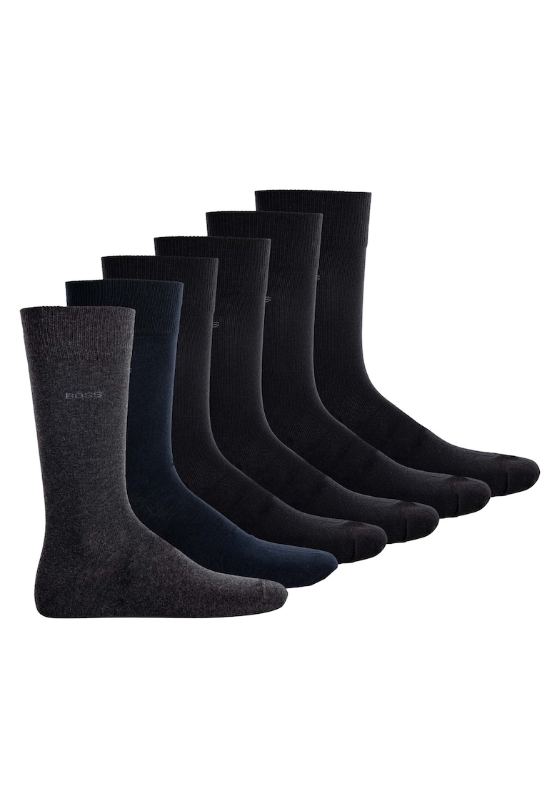 Set de sosete lungi - 6 perechi 13739 - Negru/Multicolor