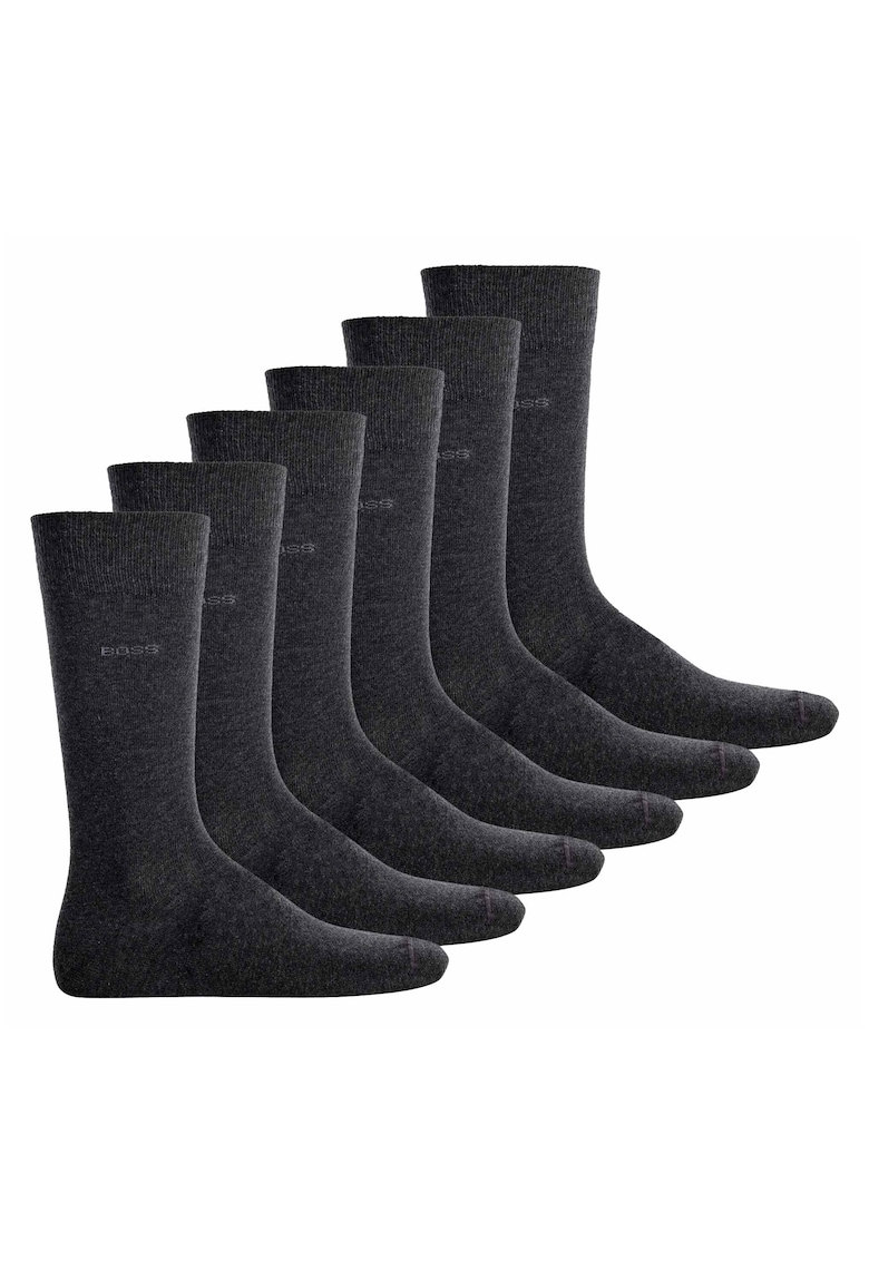 Set de sosete lungi - 6 perechi 13739 - Gri inchis