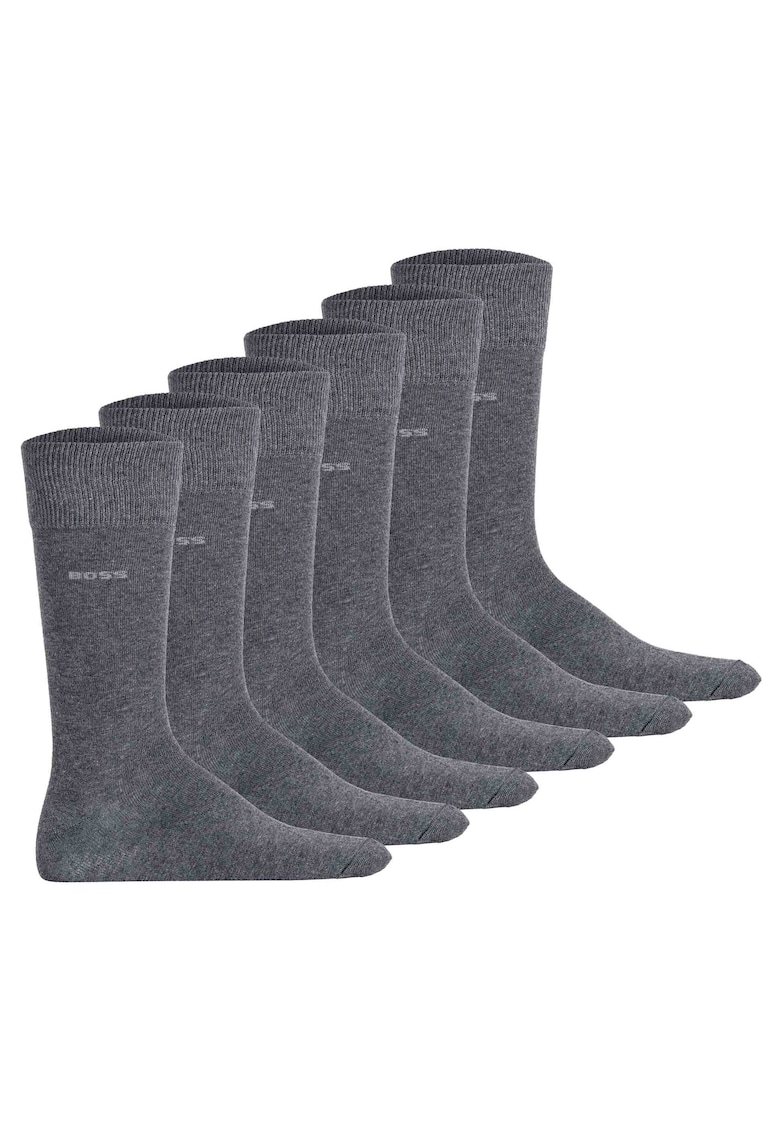 Set de sosete lungi - 6 perechi 13739 - Gri
