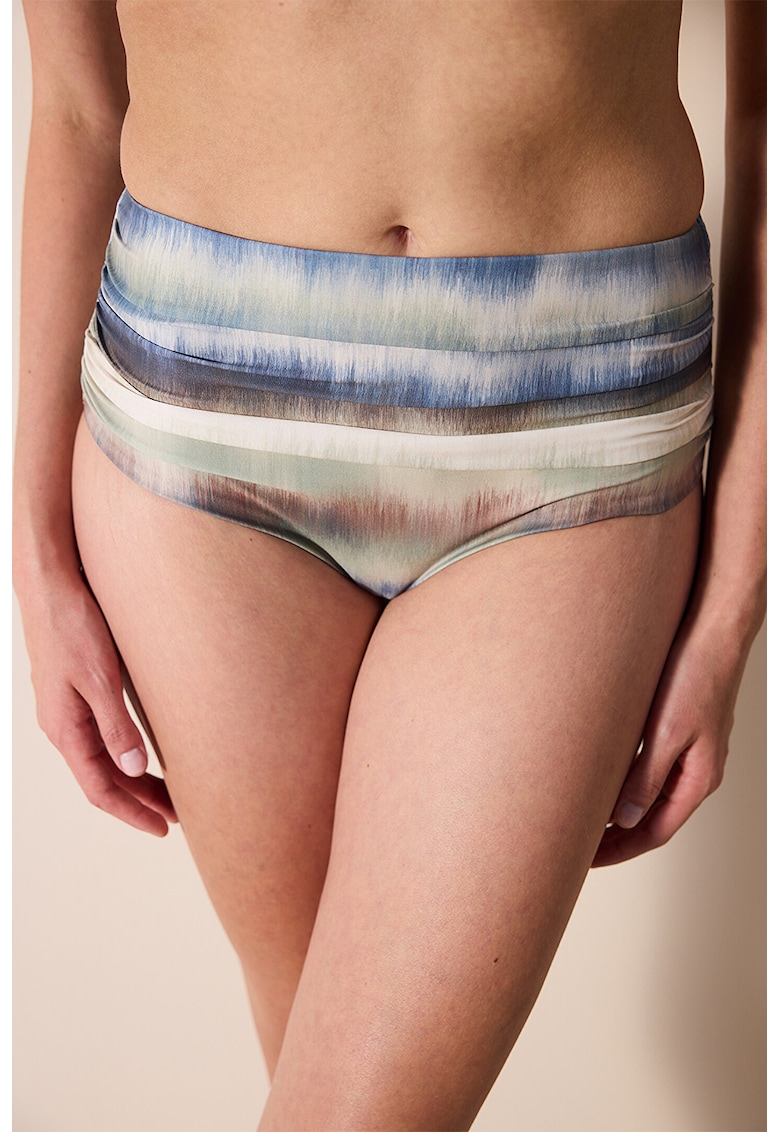 Slip hipster - Albastru prafuit/Bej/Bleumarin