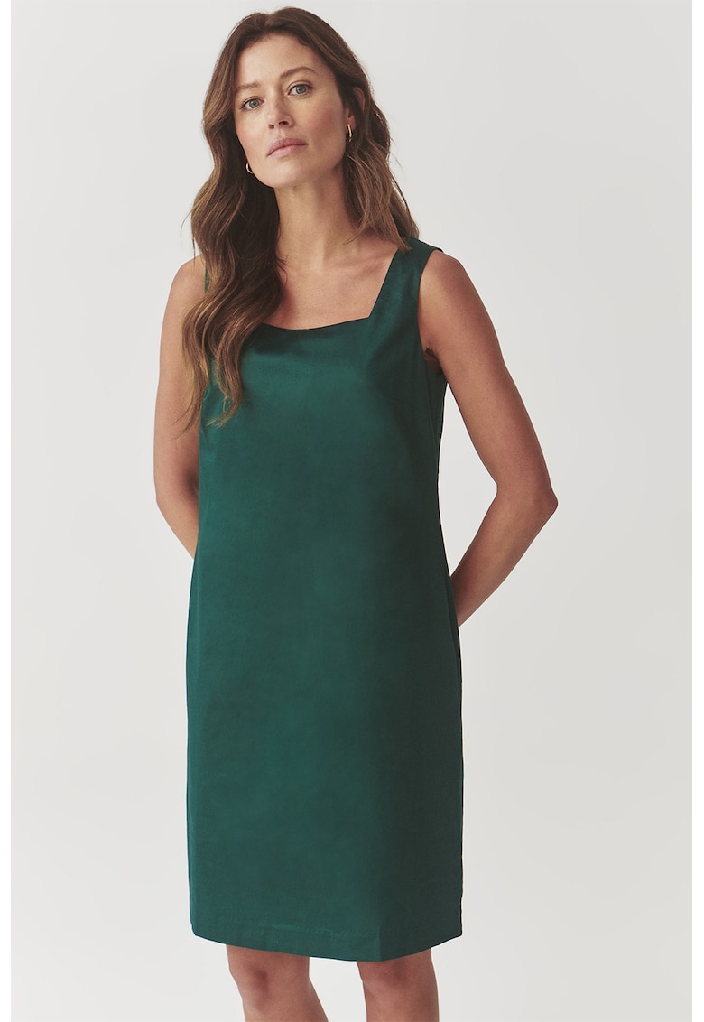 Rochie scurta Rokna 1 - Verde englez