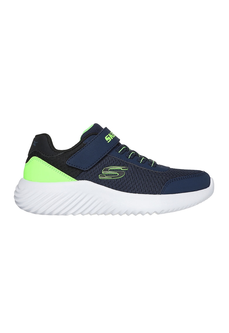 Pantofi sport cu velcro Bounder - Trekzic - Verde lime/Bleumarin