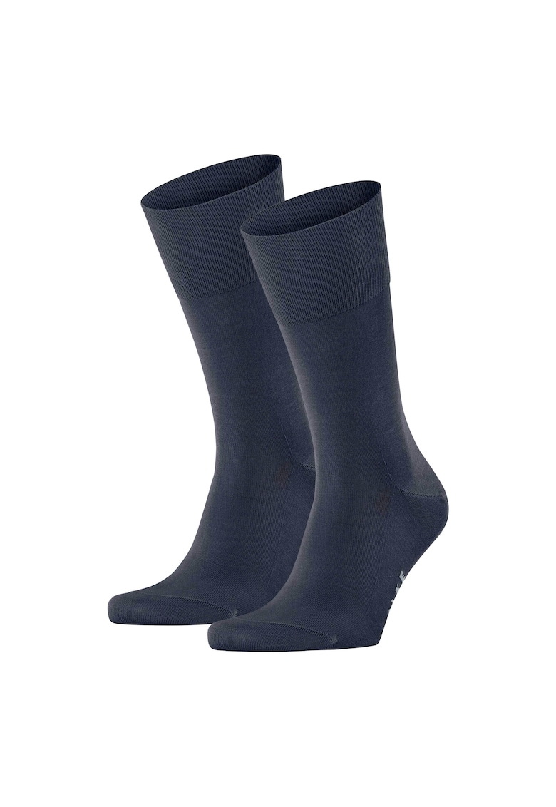 Set de sosete lungi din amestec de bumbac organic - 2 perechi - Albastru