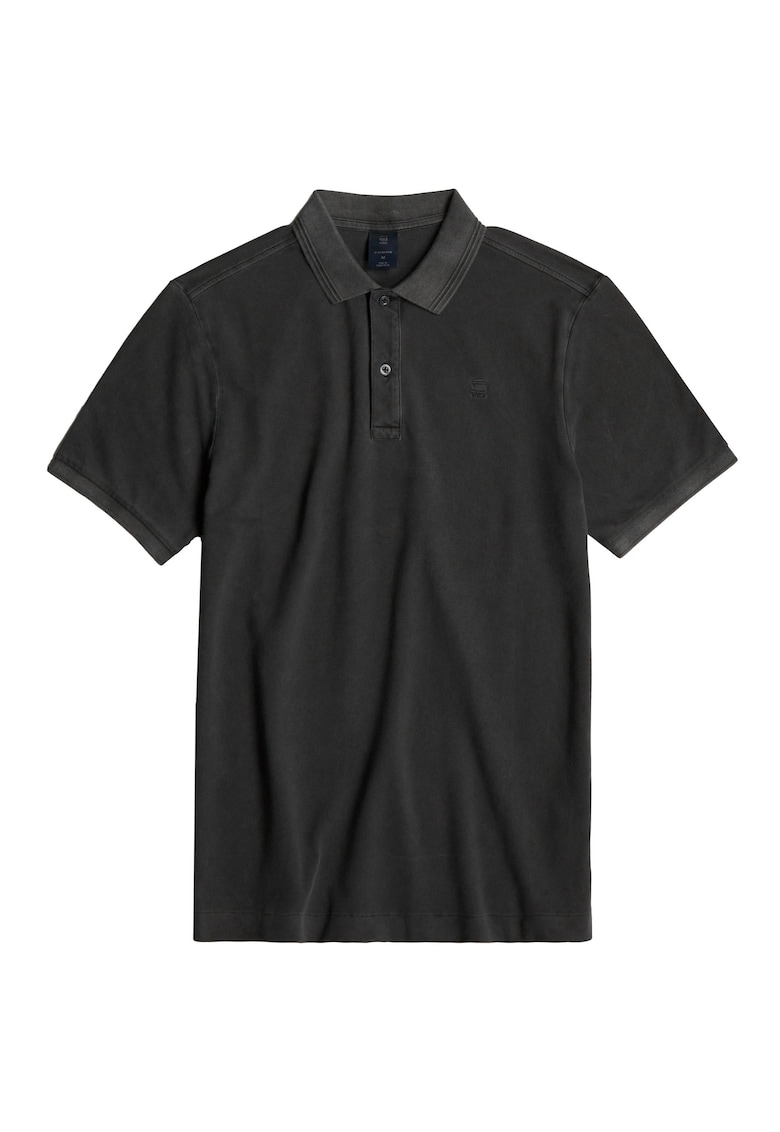 Tricou polo slim fit - Negru