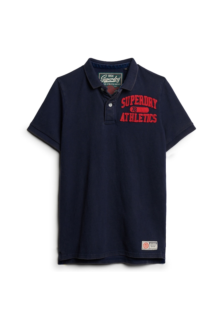 Tricou polo Vintage Athletic - Albastru inchis