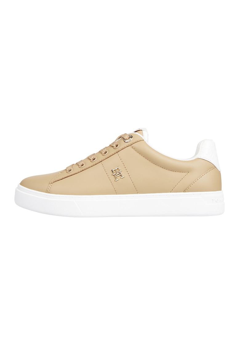 Pantofi sport din piele - Maro camel
