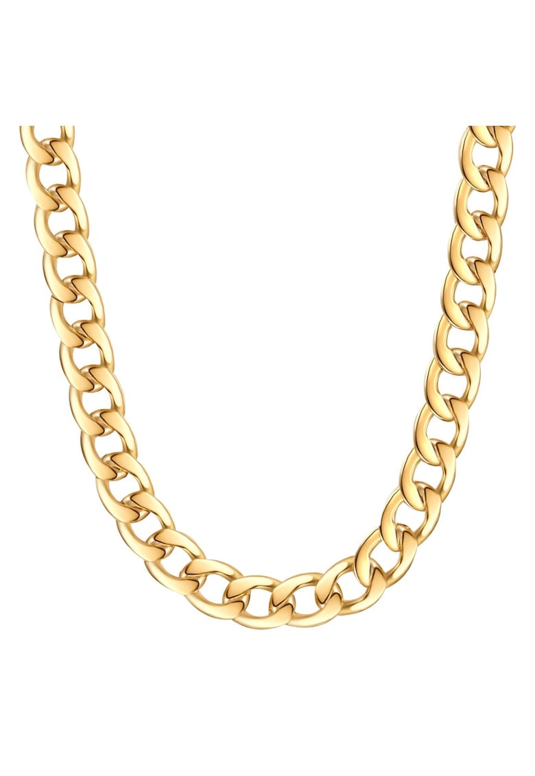 Colier lant placat cu aur de 14K - Auriu/Galben