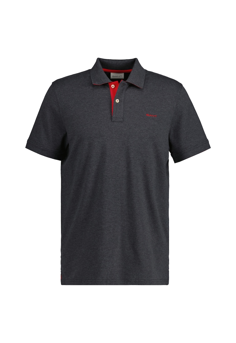 Tricou polo cu logo - Gri antracit