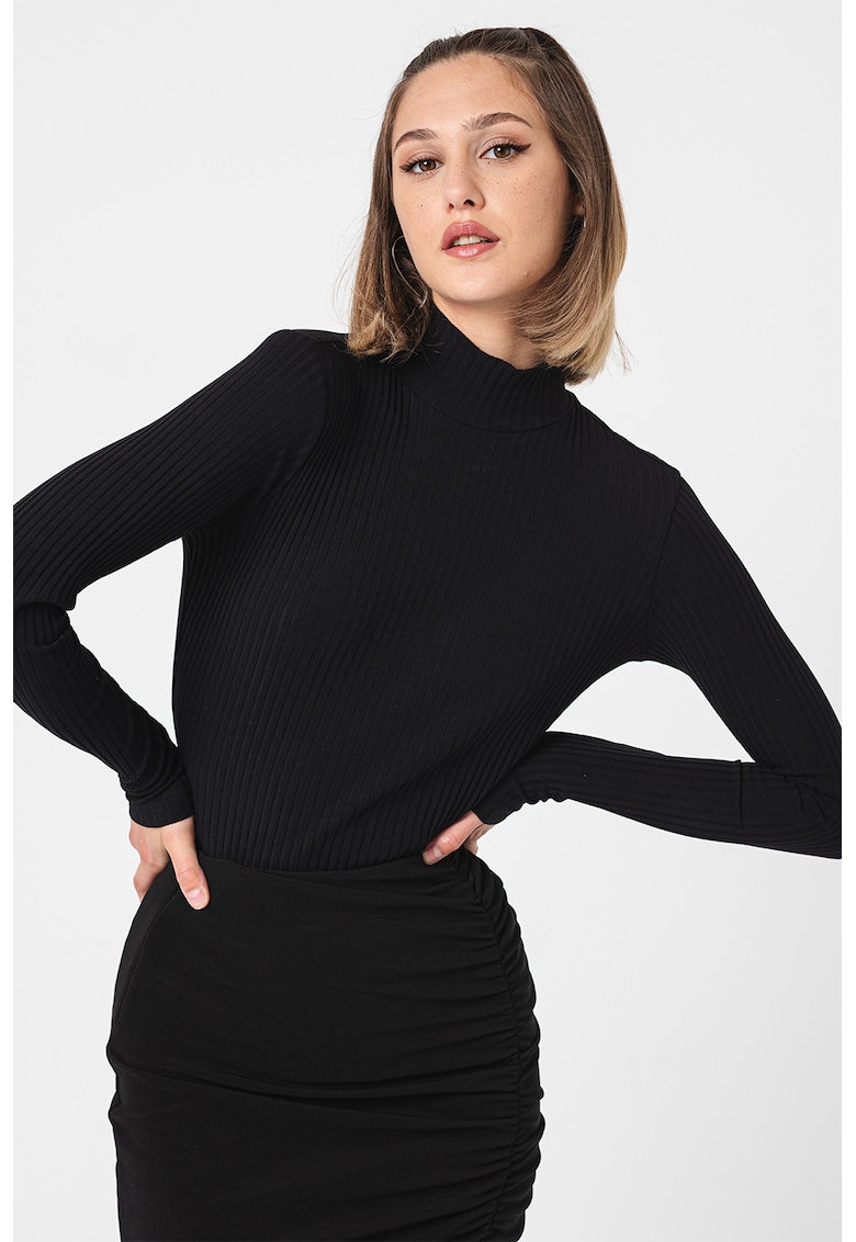 Bluza slim fit Driza - Negru