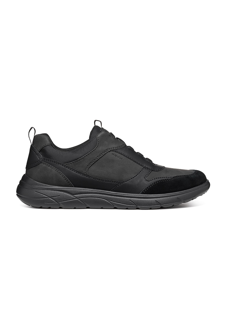 Pantofi sport slip-on cu detalii din piele intoarsa Portello - Negru