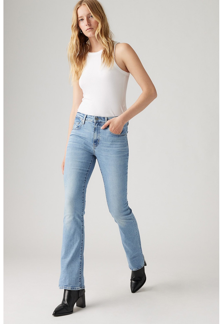 Blugi cu croiala bootcut si talie inalta 725™ - Albastru deschis