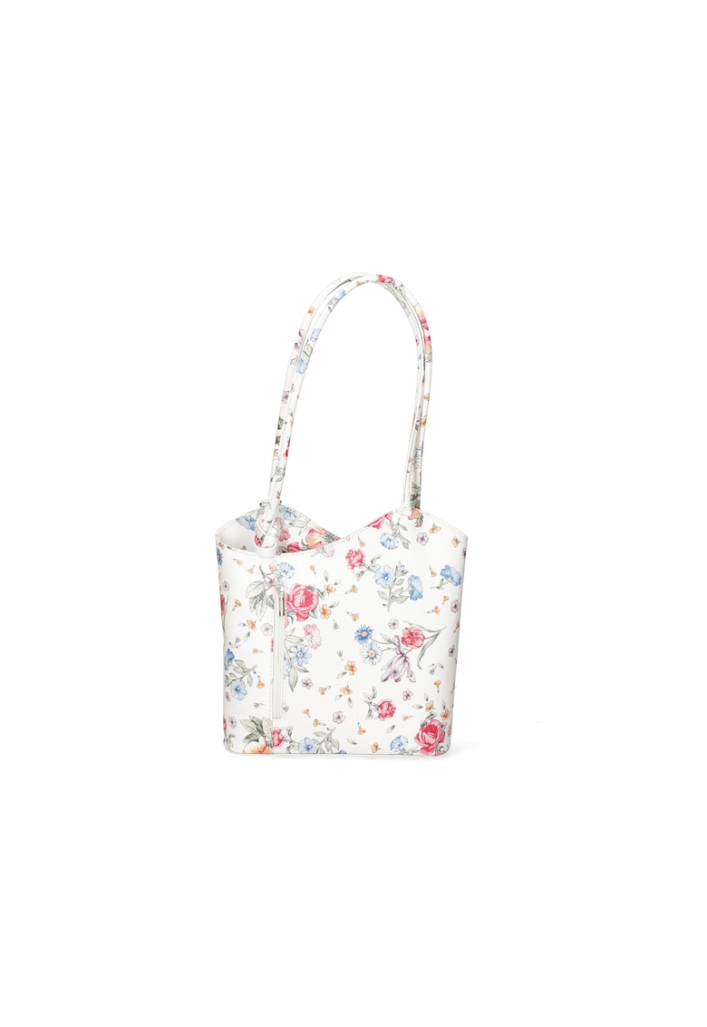 Geanta de piele cu model 25129 - Alb