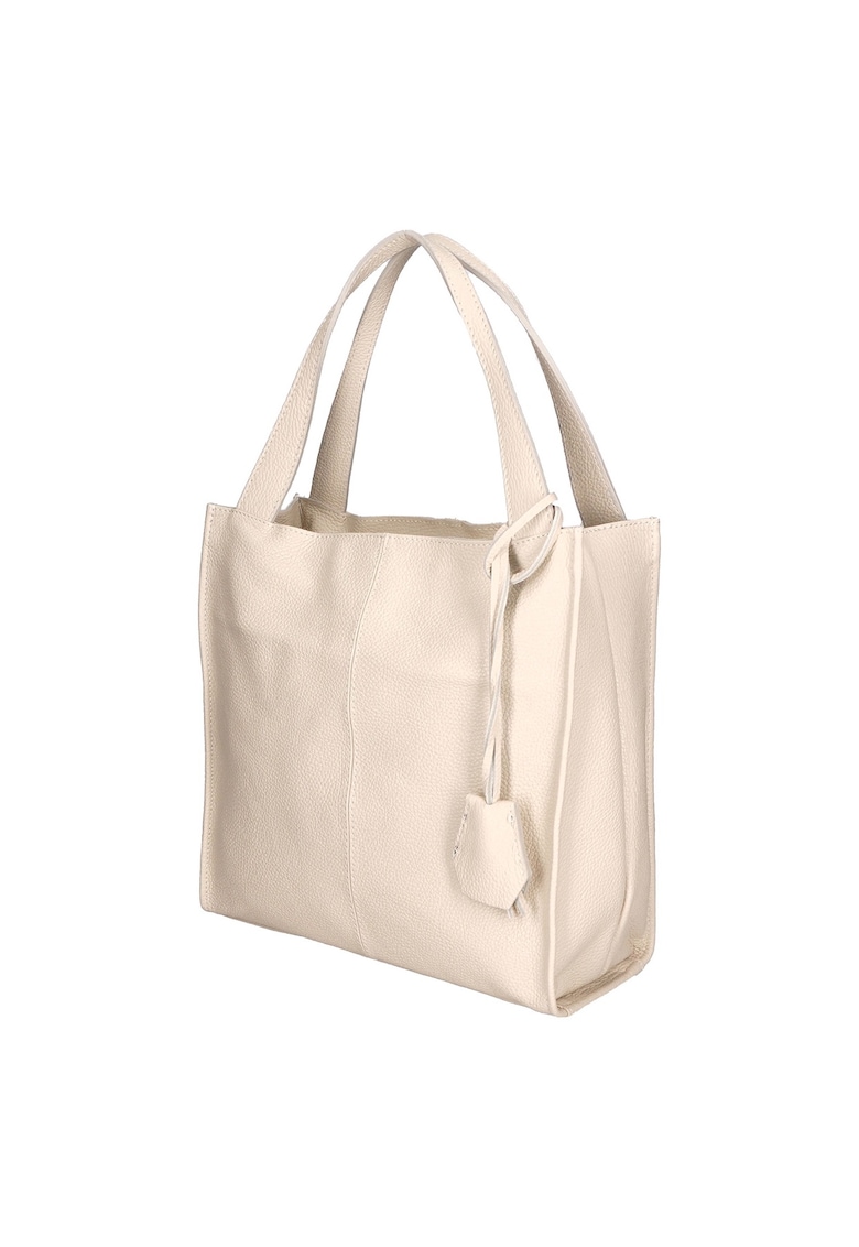 Geanta tote de piele - Bej