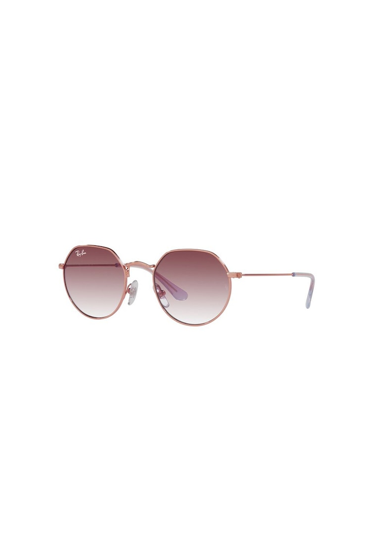 Ochelari de soare rotunzi cu rama metalica Junior Jack - Auriu rose -
