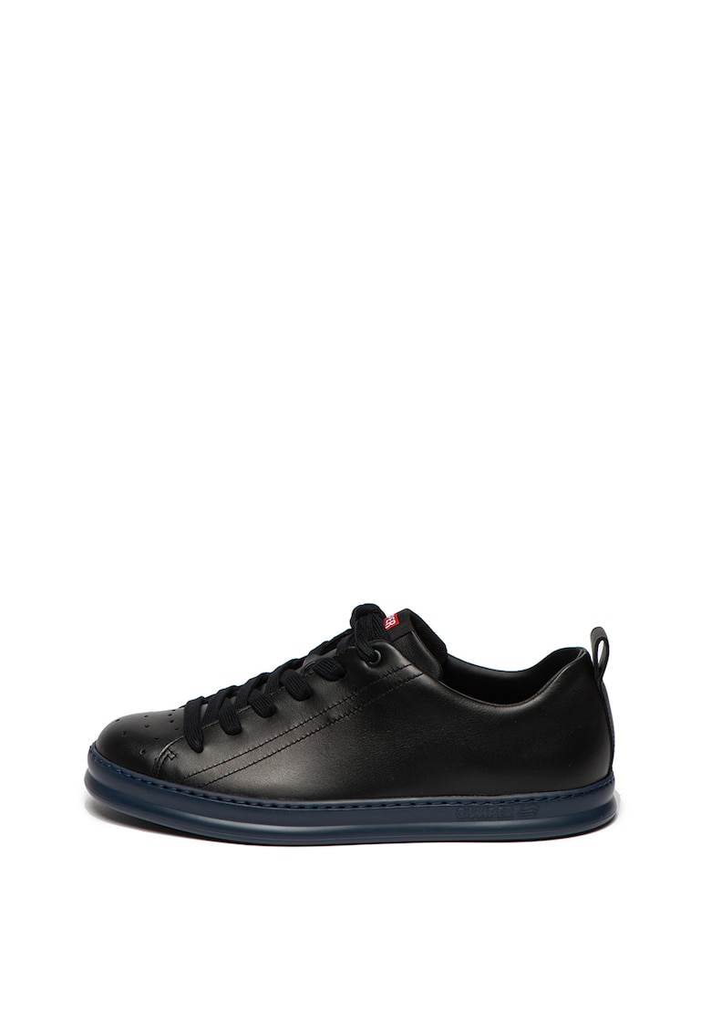Pantofi sport de piele cu varf rotunjit