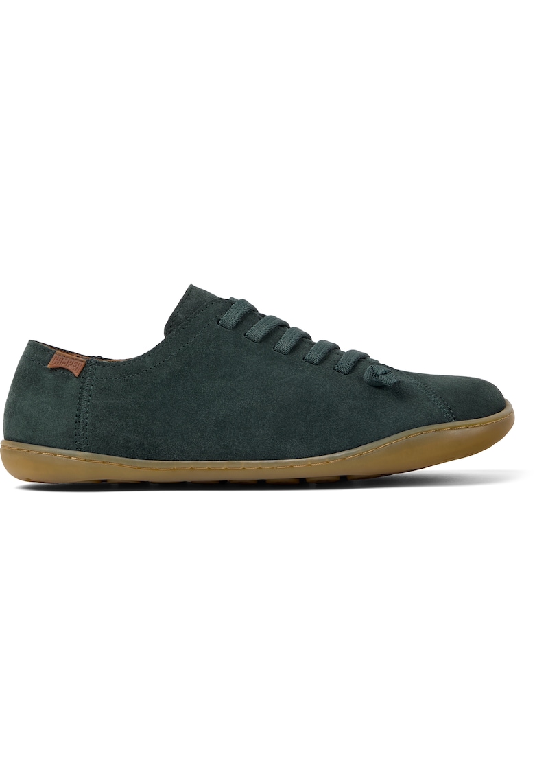 Pantofi de piele intoarsa Peu Cami 1347 - Verde masliniu inchis