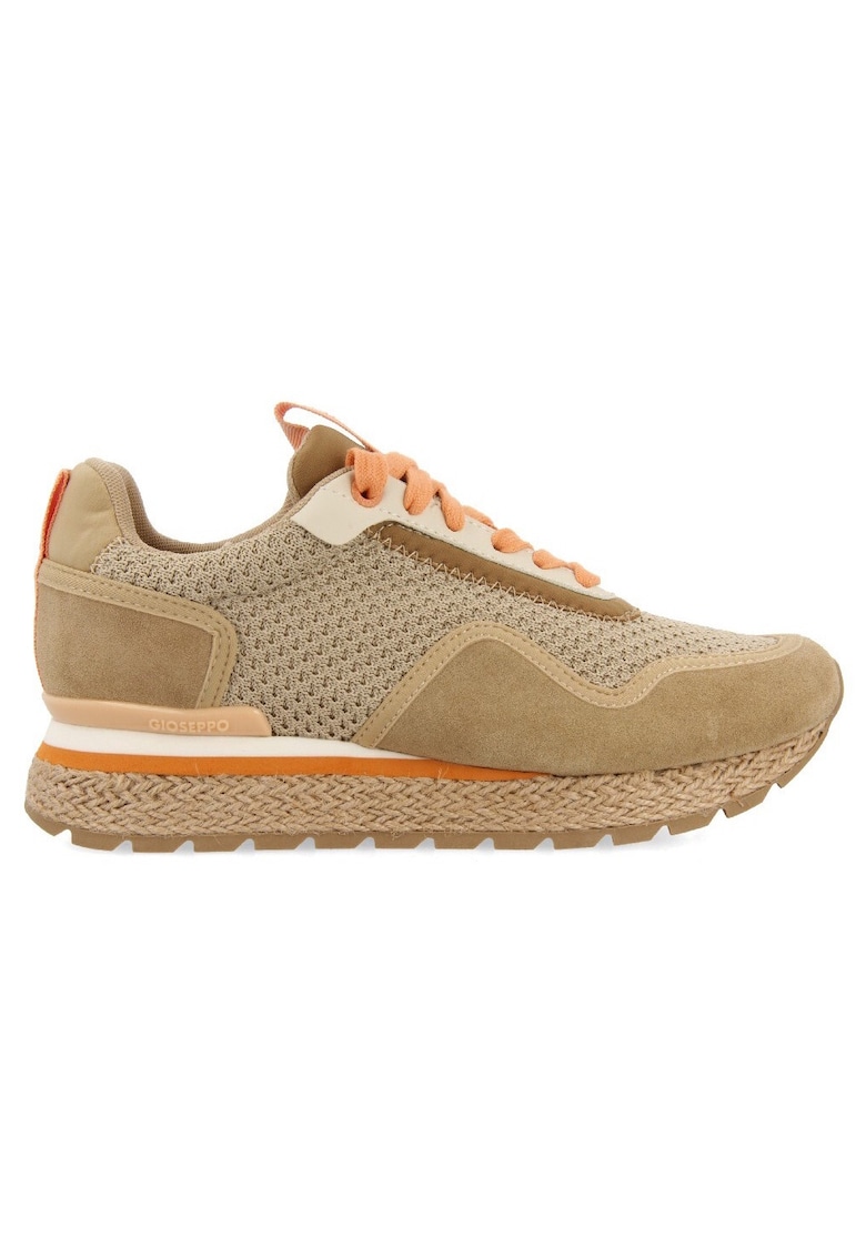 Pantofi sport wedge - Bej