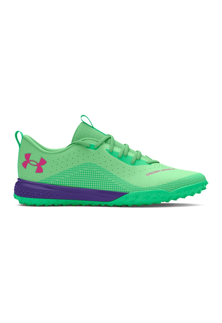 Pantofi unisex pentru fotbal Shadow Turf - Verde deschis