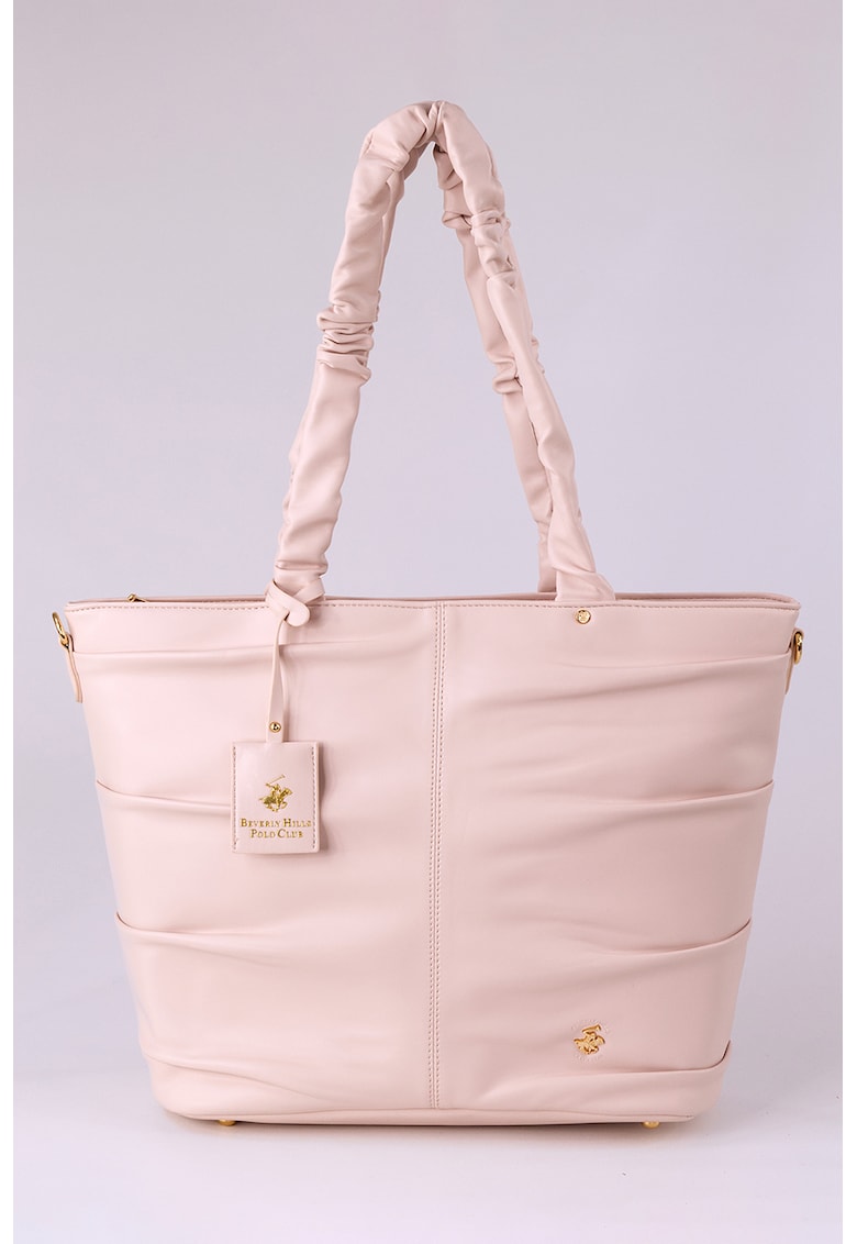 Geanta tote de piele ecologica - Roz