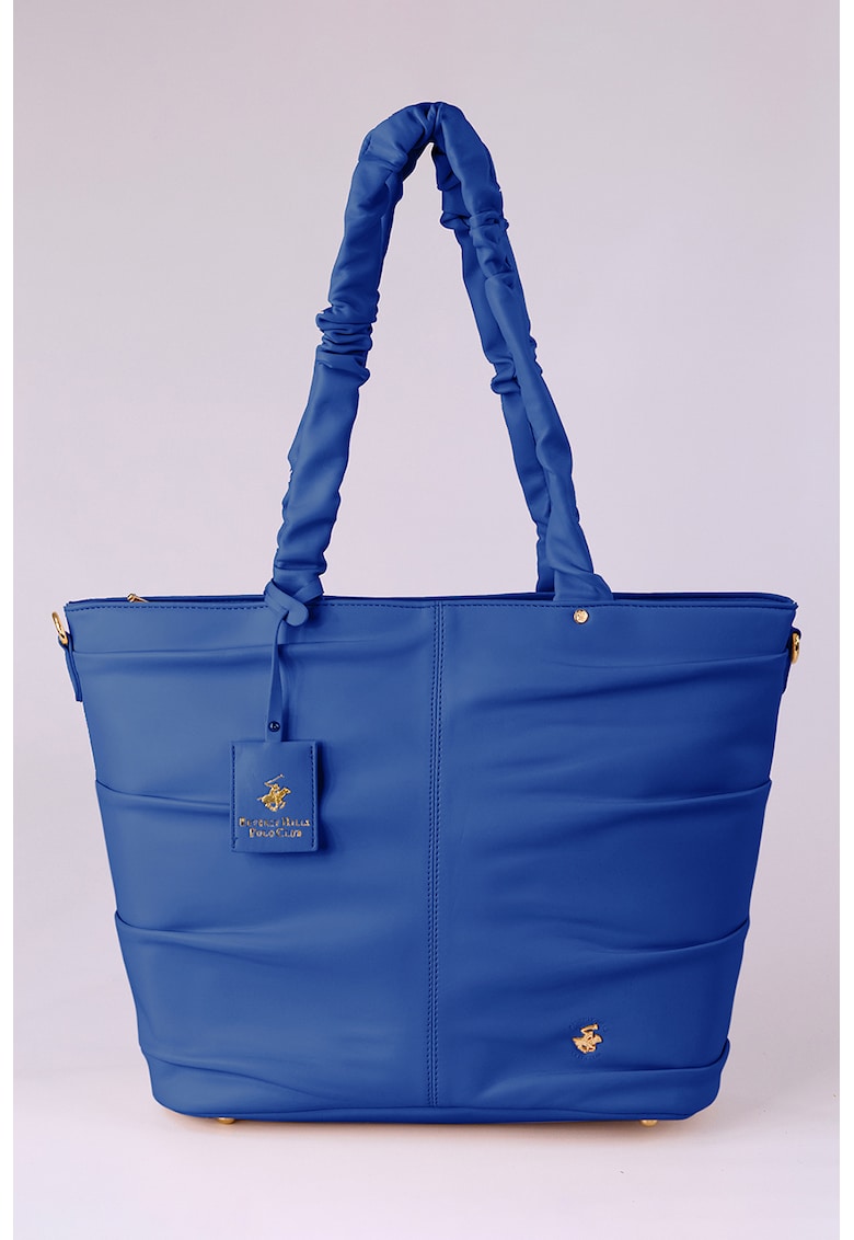 Geanta tote de piele ecologica - Albastru royal