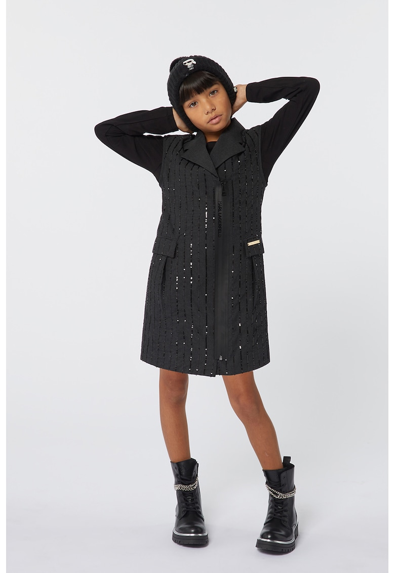 Bluza cu logo - Alb/Negru