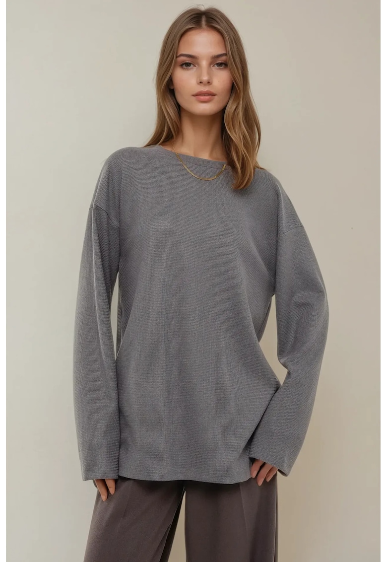 Bluza de training lejer la baza gatului uni