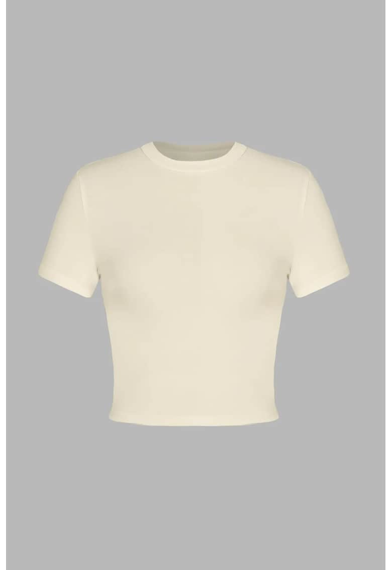 Tricou dama -  poliester/viscoza/elastan - bej