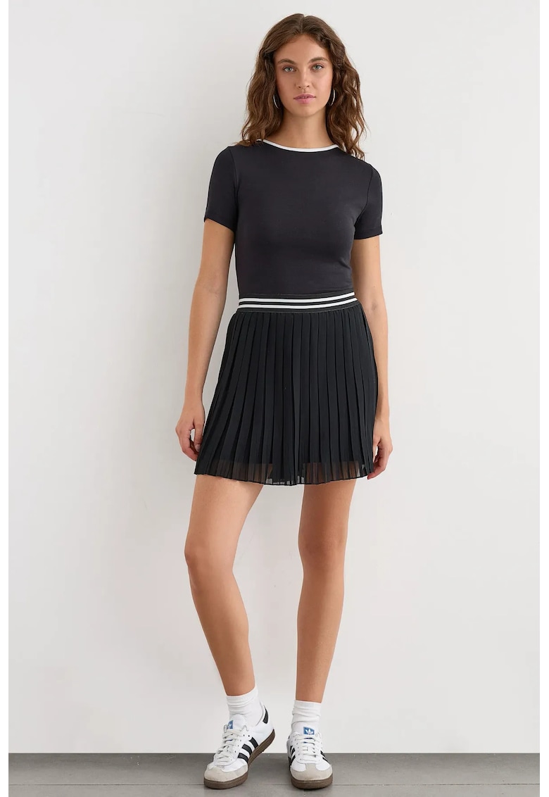 Tricou dama -  jerseu - negru