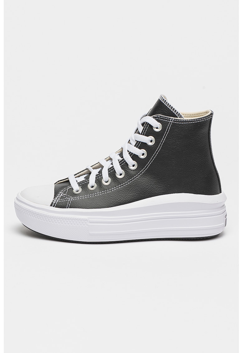 Pantofi sport din piele ecologica Chuck Taylor All Star Move - Negru