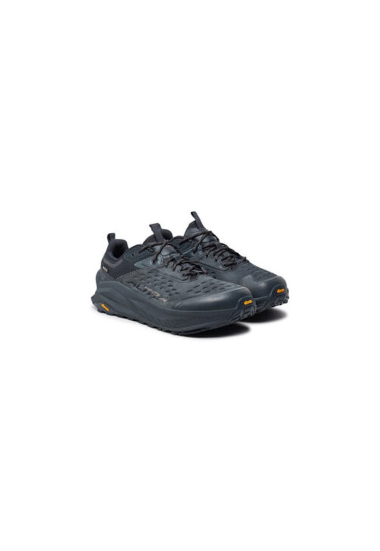 Bocanci trekking barbati  AL0A85NM0001M - Piele naturala - Negru - Negru