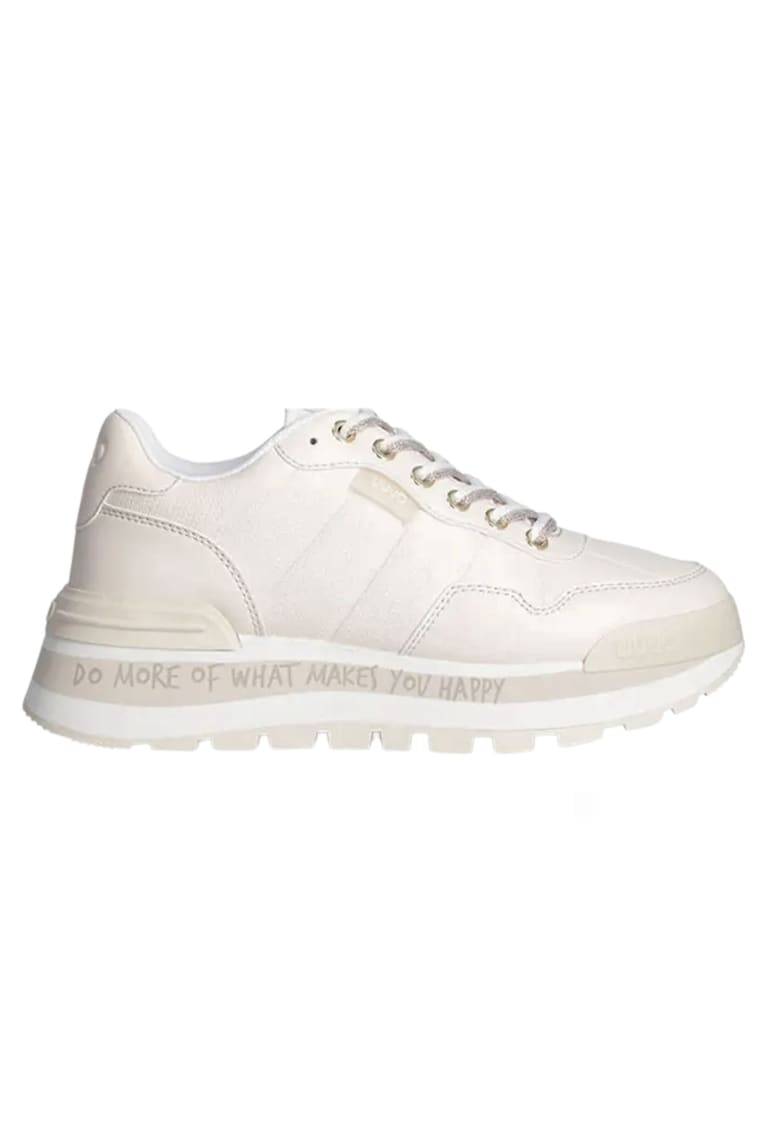 Pantofi sport  Amazing - pentru femei - crem - piele ecologica - design minimalist