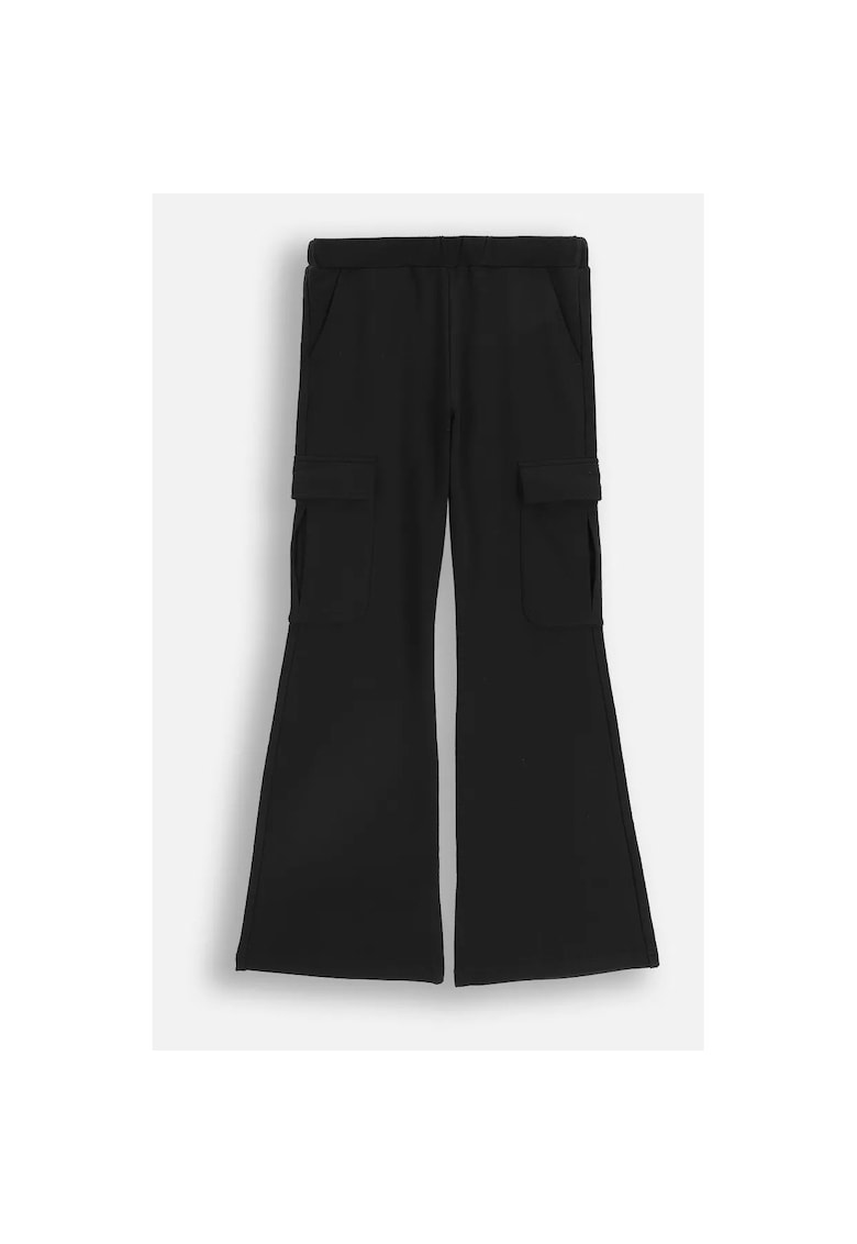 Pantaloni copii -  training - slim fit - negru - bumbac