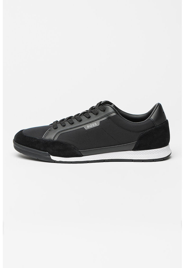 Pantofi sport din material textill Nitan - Negru