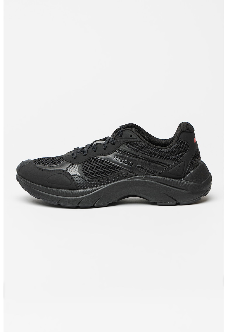 Pantofi sport low cut cu segmente de plasa Go2 - Negru
