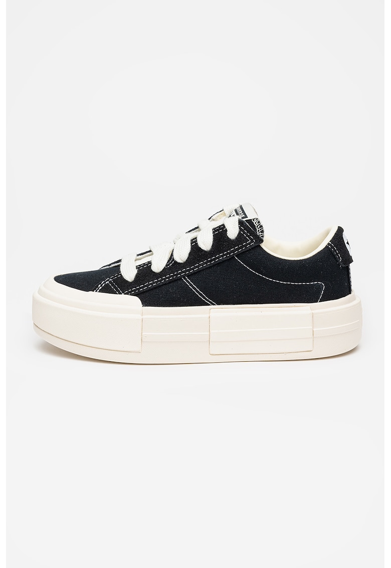 Tenisi cu talpa flatform Chuck Taylor All Star Cruise - Alb/Negru