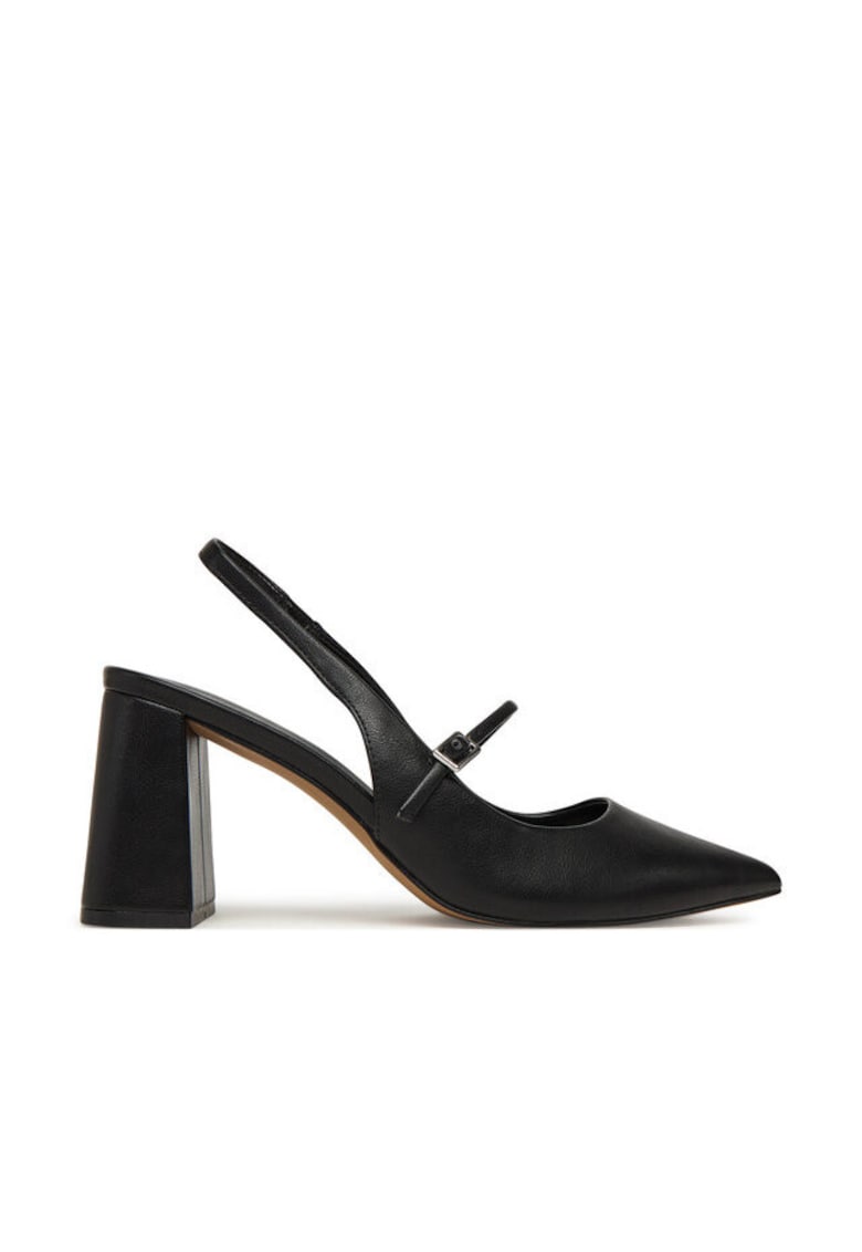 Pantofi dama -  305527110 - piele ecologica - negru