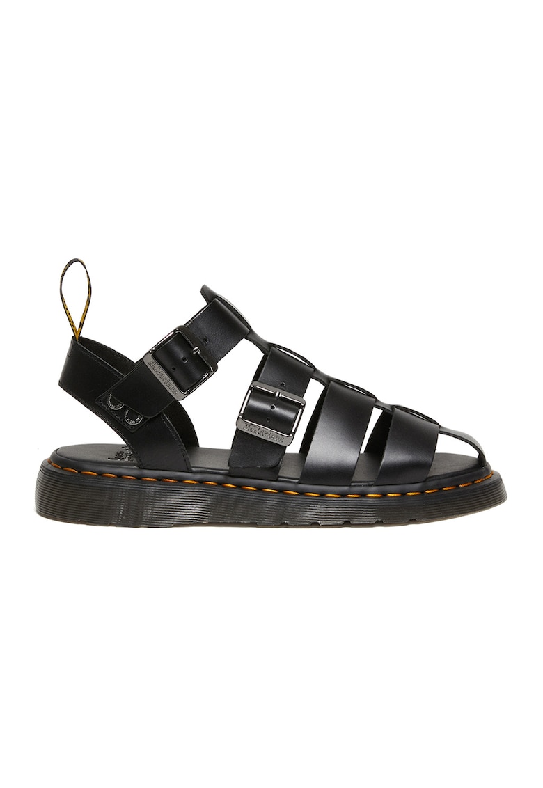 Sandale din piele Garin - Negru