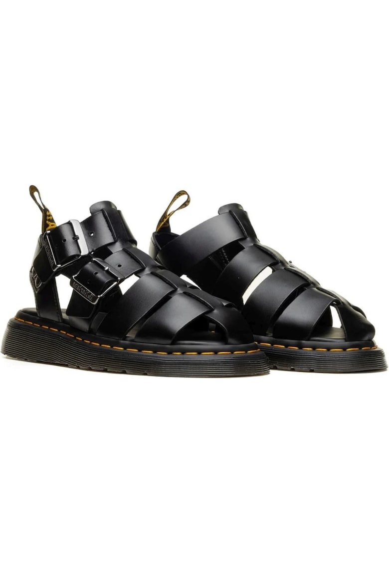Sandale dama -  piele naturala - negru - 41