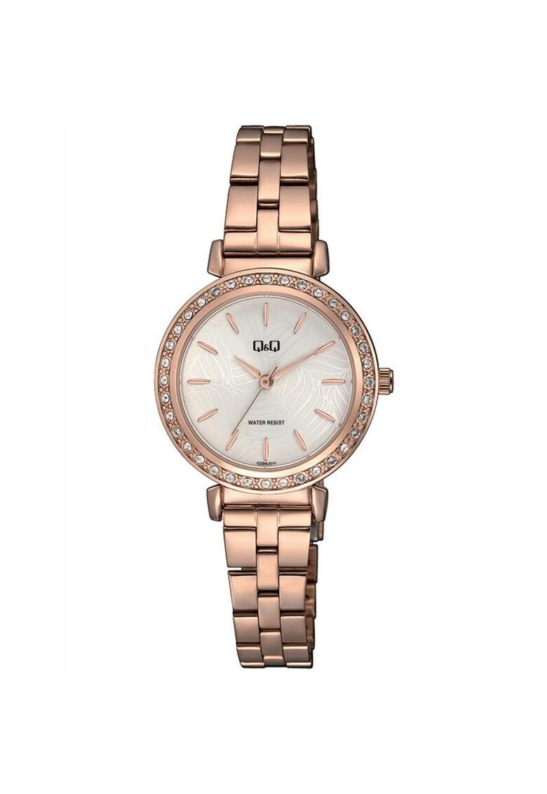 Ceas dama  QZ89J011Y Quartz Rose gold - Rose Gold