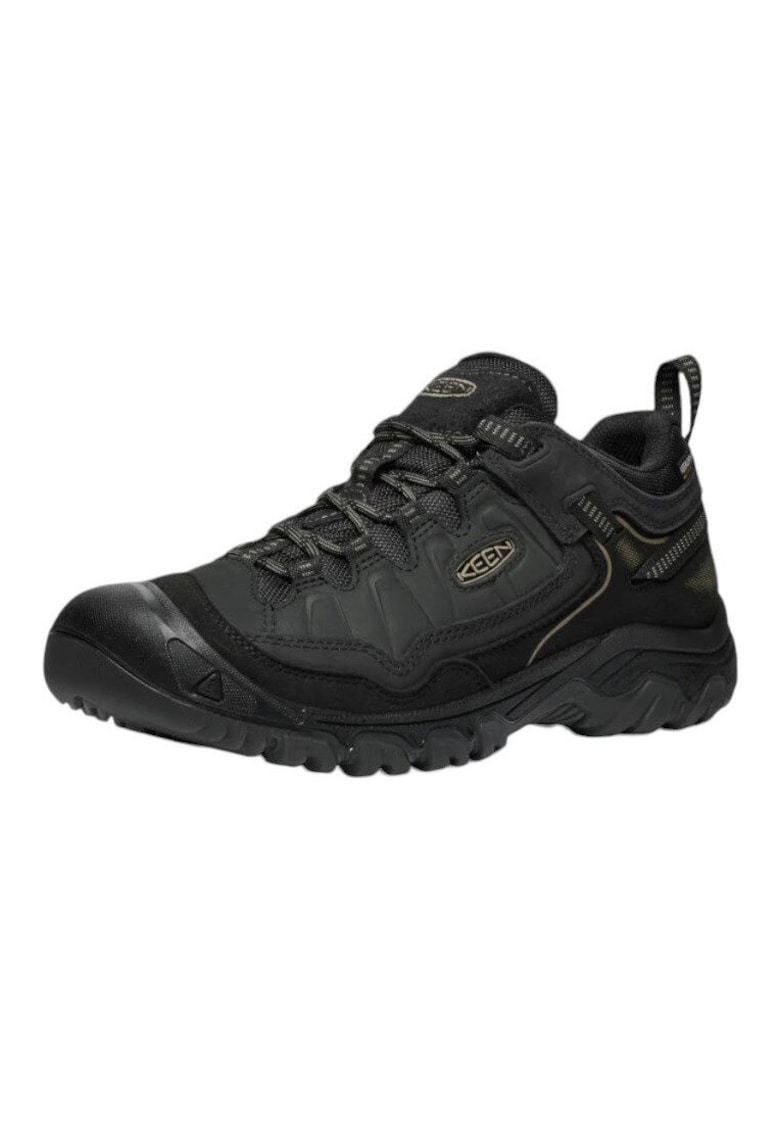 Pantofi trekking barbati  piele naturala - negru