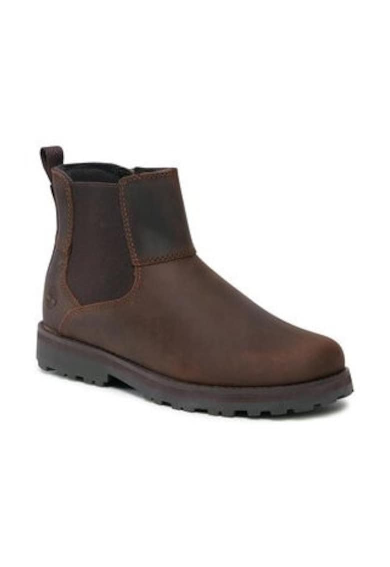 Ghete unisex  piele naturala - maro - glezna -
