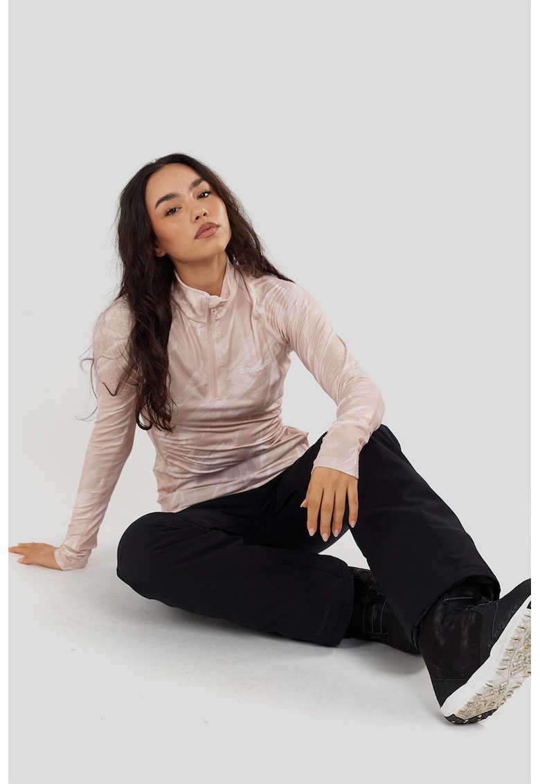 Bluza de trening slim fit cu model Yade II Baselayer - Bej deschis