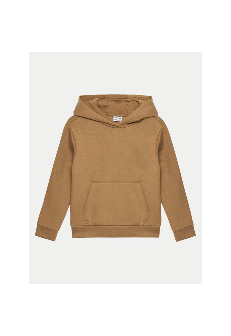Bluza 4FJWMM00TSWSF1316 Bej Regular Fit - Bumbac
