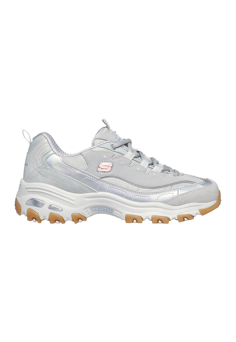 Oferte la Pantofi sport cu garnituri din plasa D'Lites Dazzling Shine - Gri cenusiu